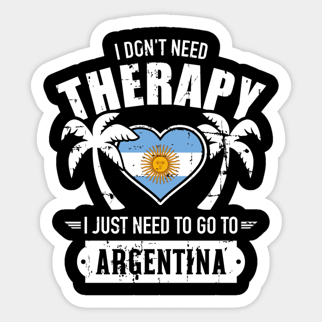 Argentina therapy Sticker by Designzz